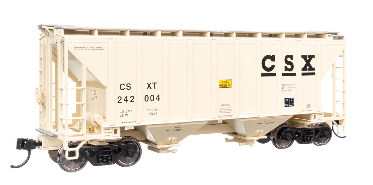 910-8505 CSX 37' 2-BAY COVERED HOPPER #242004-HO