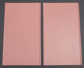 91651 .250" SCALLOPED TILE ROOFING .020" x 7" x 12" (2)