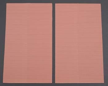 91665 .110" RIDGED CLAY TILE .020" x 7" x 12" (2)