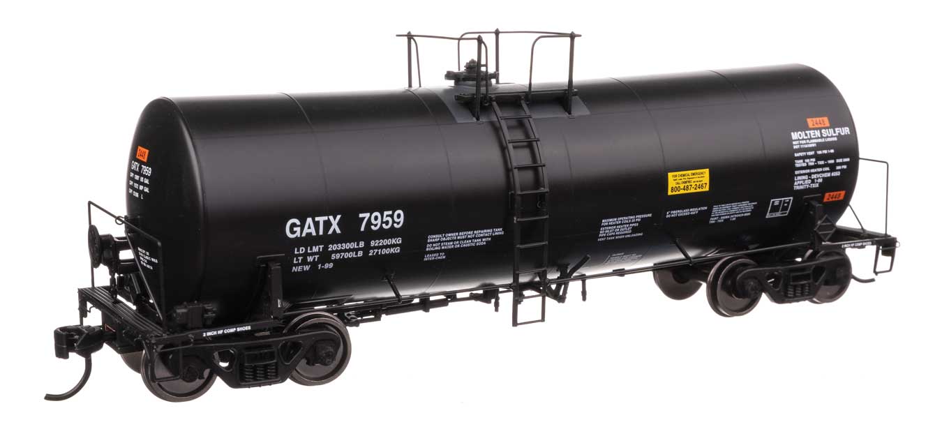 920-100060 GATX 40' TRINITY 14,000 GALLON TANK CAR #7959-HO