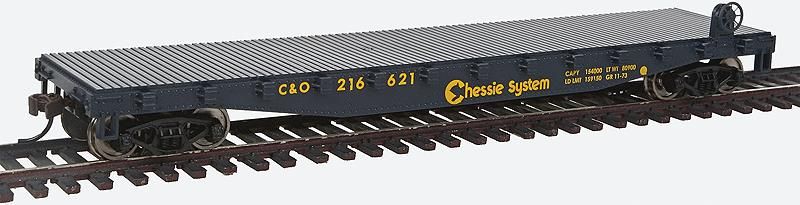 931-1461 CHESSIE SYSTEM FLAT CAR-HO
