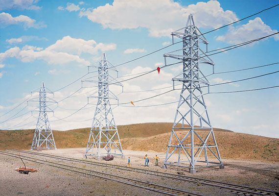 933-3121 HIGH VOLTAGE TRANSMISSION TOWERS-HO