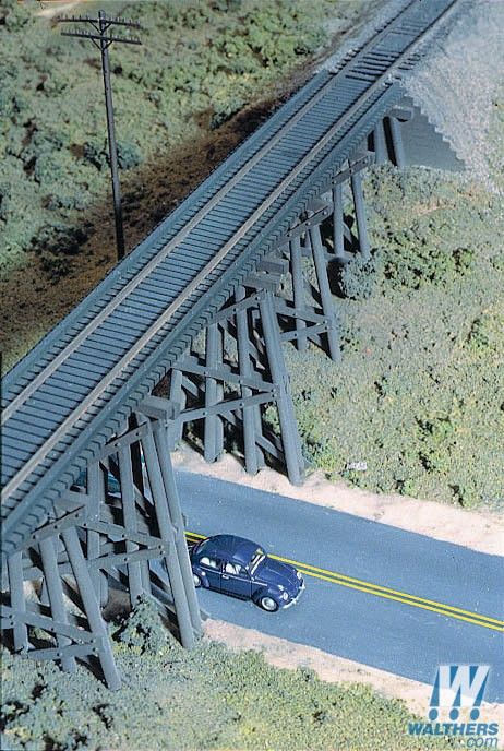 933-3147 TRESTLE WITH DECK GIRDER BRIDGE-HO