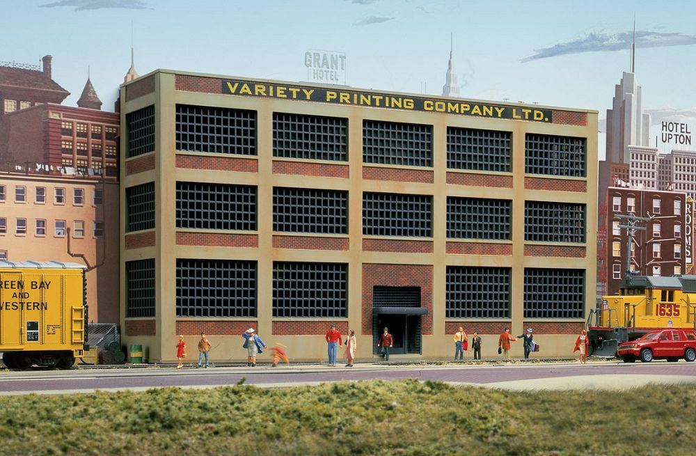 933-3161 VARIETY PRINTING BACKGROUND BUILDING-HO