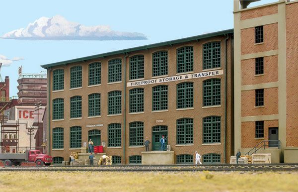 933-3189 FIREPROOF STORAGE BACKGROUND BUILDING-HO