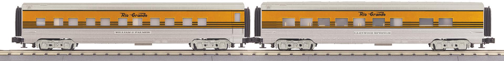30-68319 UNION PACIFIC DRG&W HERITAGE STREAMLINED PASSENGER 2-CAR SET-O
