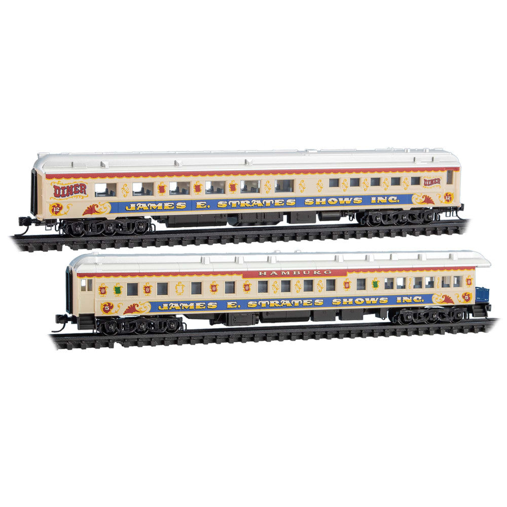 98302265 STRATES SHOWS HEAVYWEIGHT PASSENGER CAR 2-PACK-N