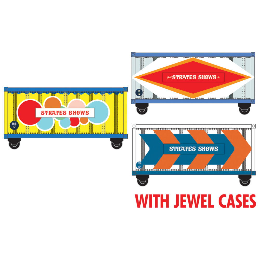 98302274 JAMES E STRATES SHOWS WAGONS #3-N