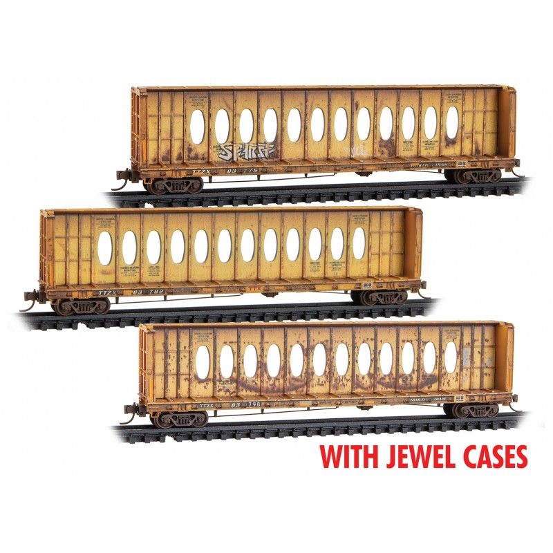 98305056 TTX CENTERBEAM FLATCAR-N