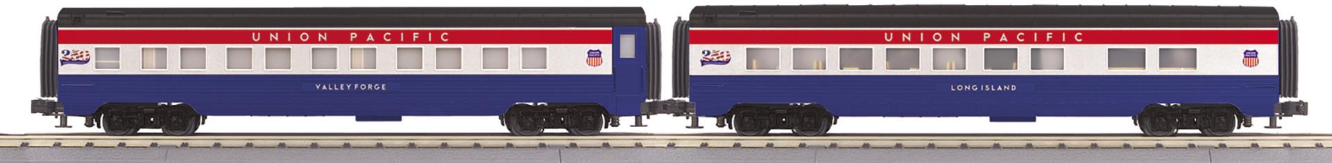 30-68327 UNION PACIFIC SEMIQUINCENTENNIAL STREAMLINED PASSENGER 2-CAR SET-O