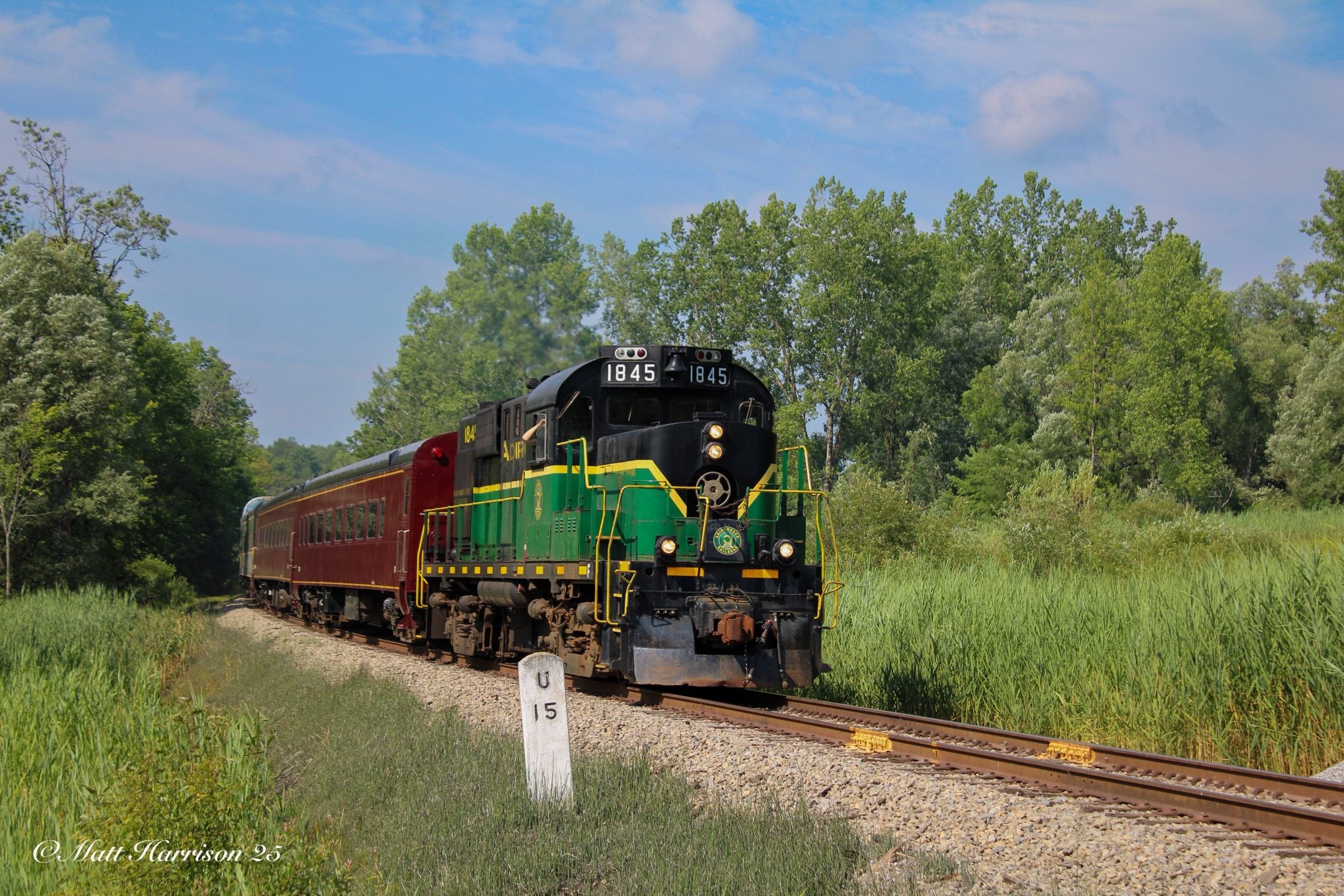 20-22071-1 ADIRONDACK RAILROAD ALCO RS18U #1845-O