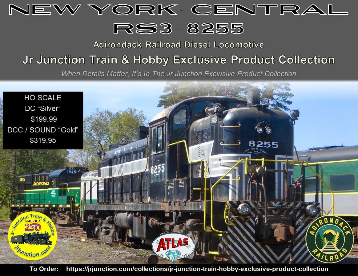 NEW YORK CENTRAL ALCO RS3 8255 "ATLAS CLASSIC GOLD"-HO