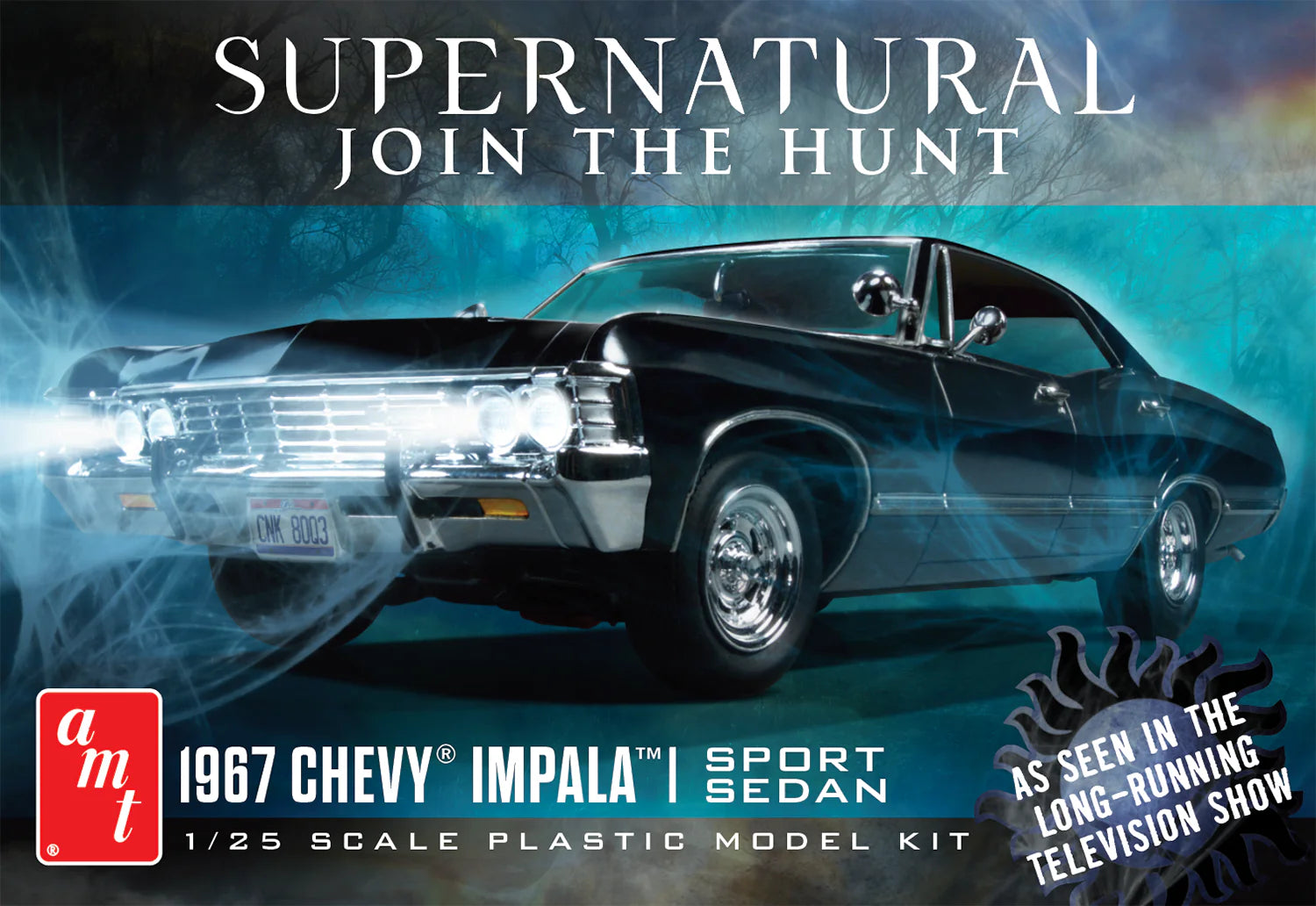 1124 '67 CHEVROLET IMPALA SPORT SEDAN "SUPERNATURAL JOIN THE HUNT"-1:25 SCALE