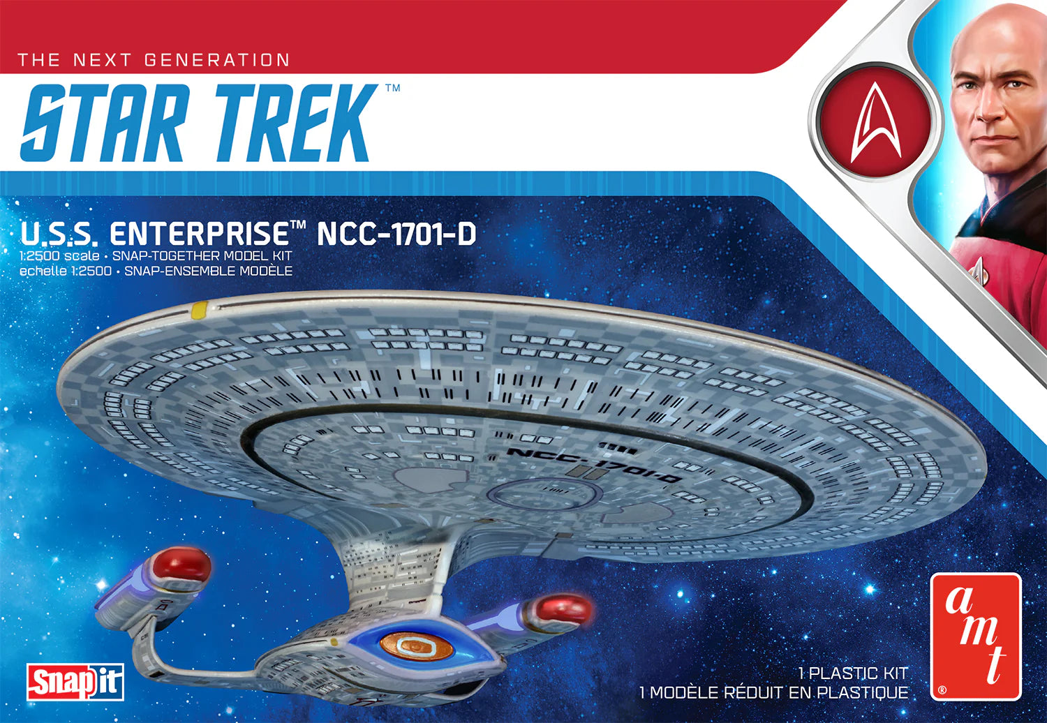 1126 STAR TREK "THE NEXT GENERATION" USS ENTERPRISE 1:2500 SCALE