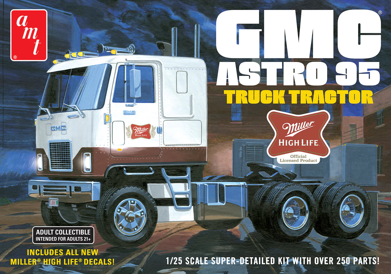 1230 MILLER BEER GMC ASTRO 95 CAB TRUCK-1:25 SCALE