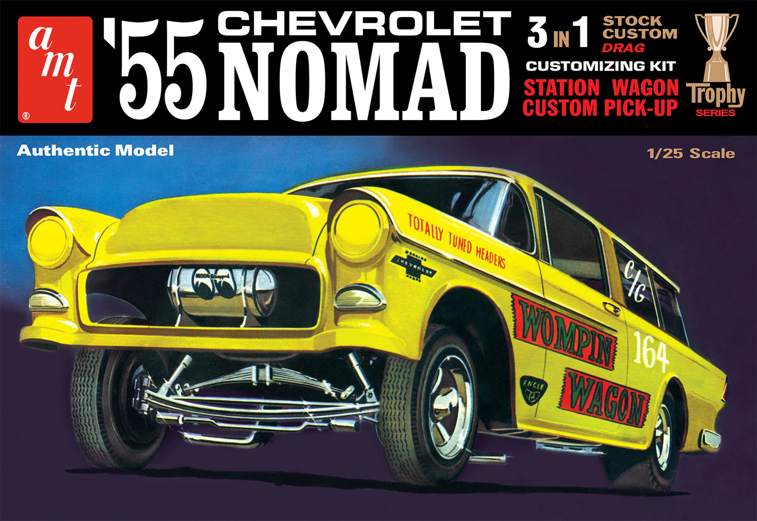 1297 '55 CHEVY NOMAD STATION WAGON-1:25 SCALE