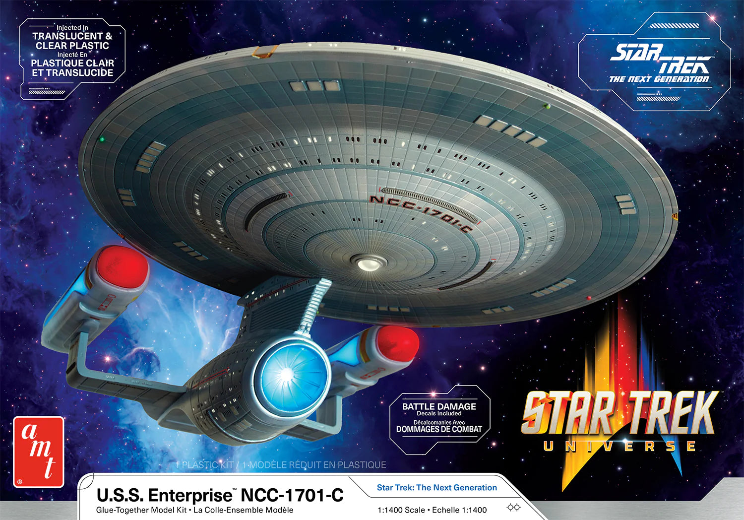 1332 STAR TREK "THE NEXT GENERATION" USS ENTERPRISE NCC-1701C-1:1400 SCALE