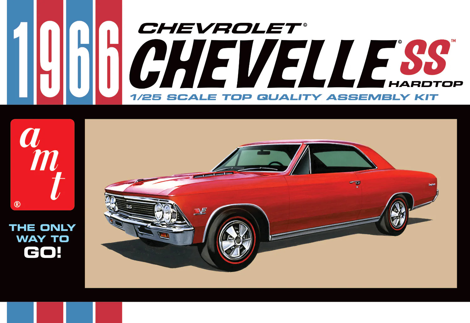 1342 '66 CHEVROLET CHEVELLE SS HARDTOP-1:25 SCALE