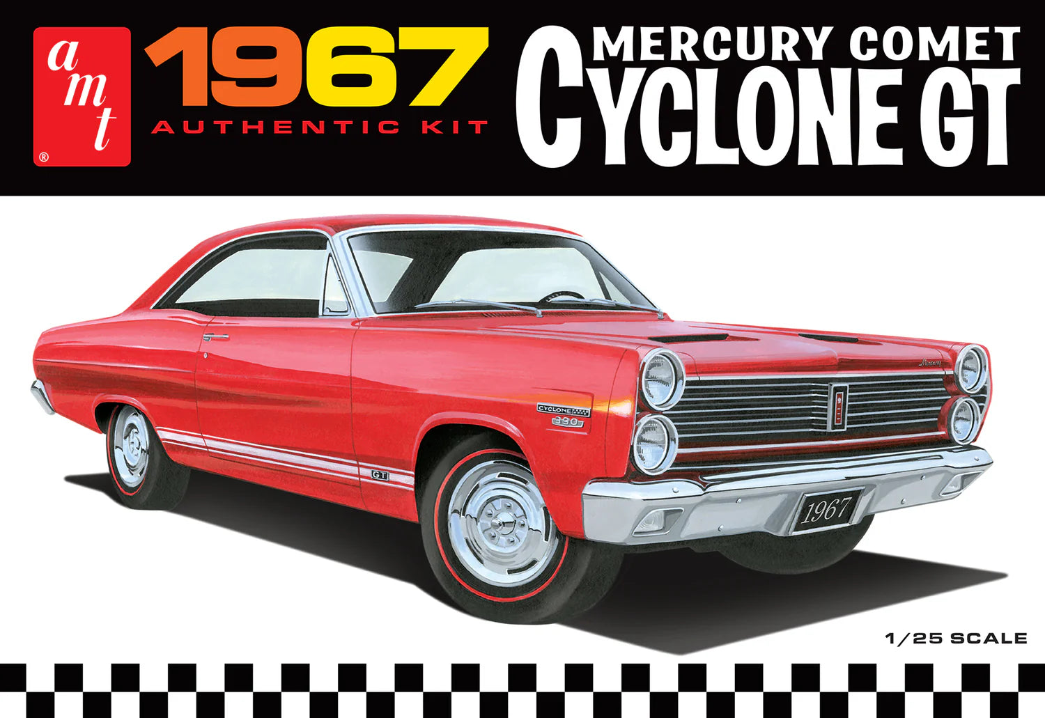 1386 '67 MERCURY COMET CYCLONE GT-1:25 SCALE