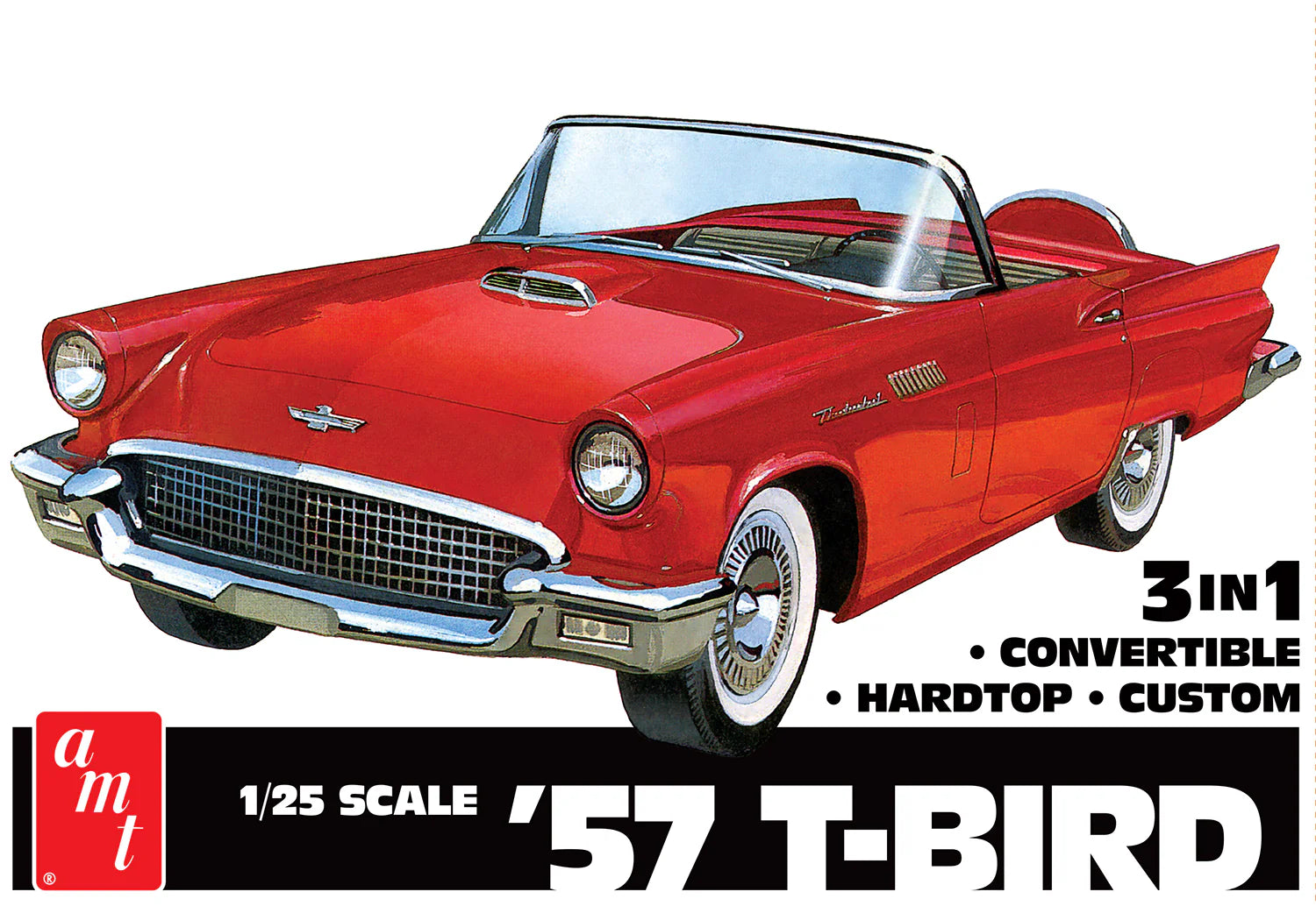 1397 '57 FORD THUNDERBIRD-1:25 SCALE