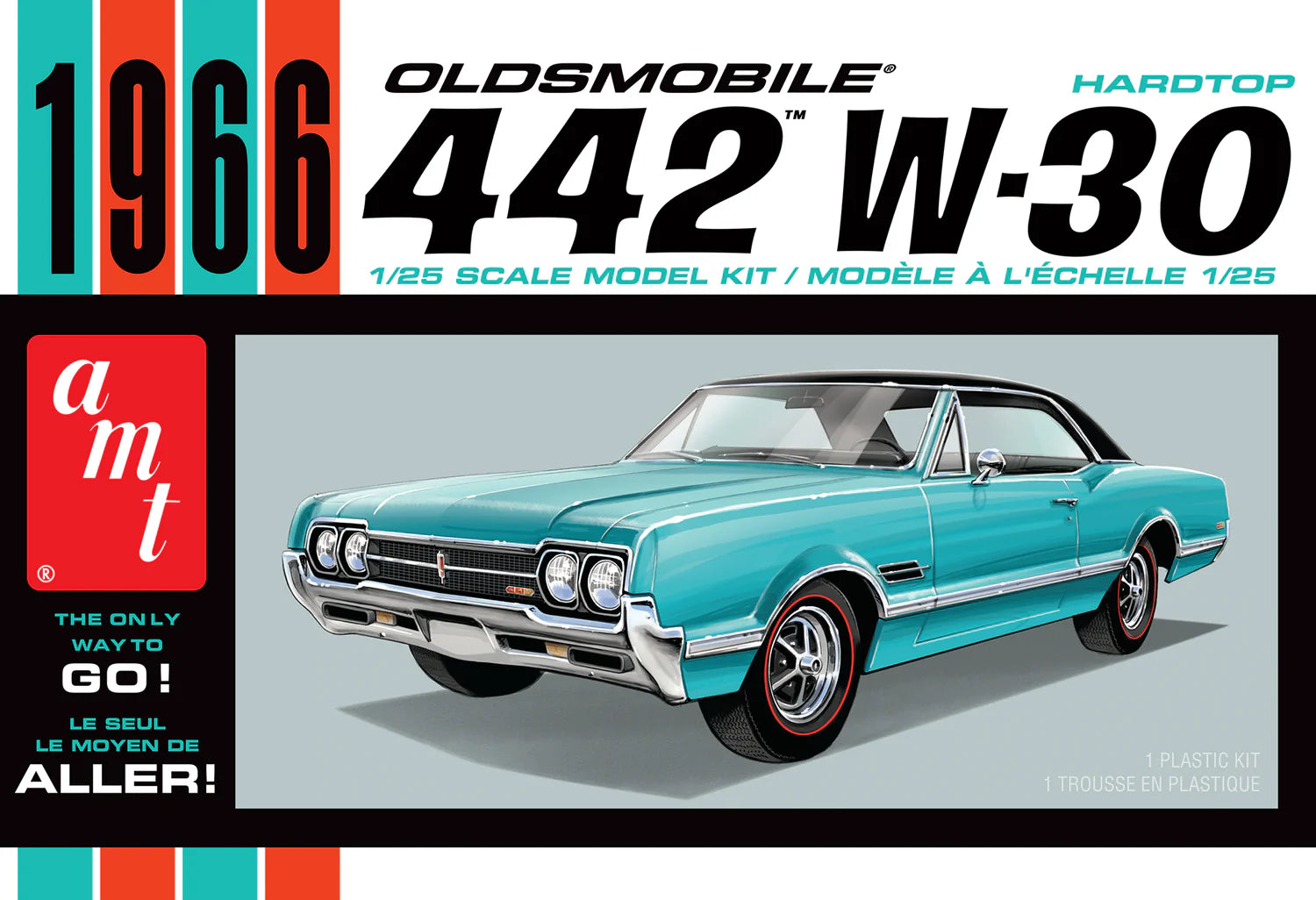 1432 '66 OLDSMOBILE 442 W30 HARDTOP-1:25 SCALE