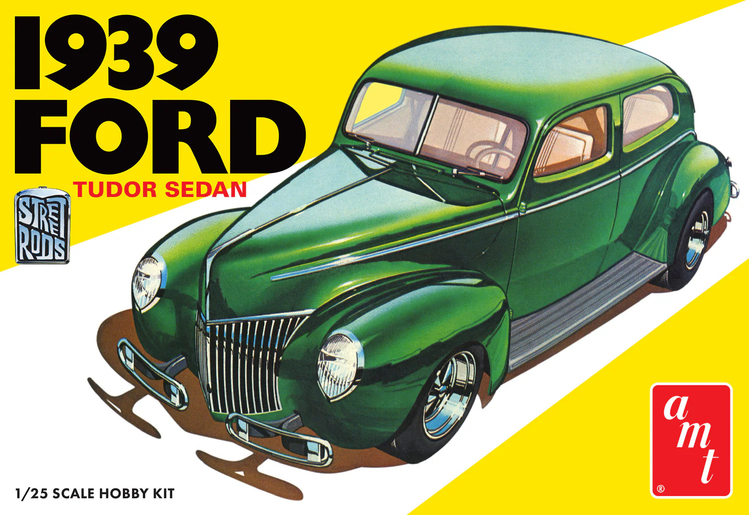 1434 '39 FORD TUDOR SEDAN STREET ROD-1:25 SCALE