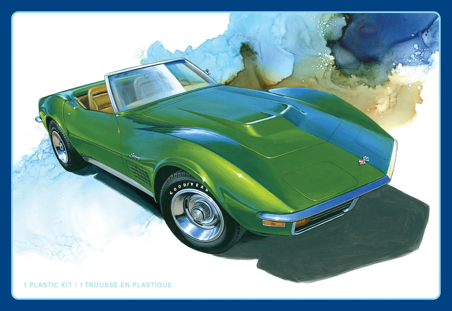 1437 '72 CHEVY CORVETTE CONVERTIBLE-1:25 SCALE