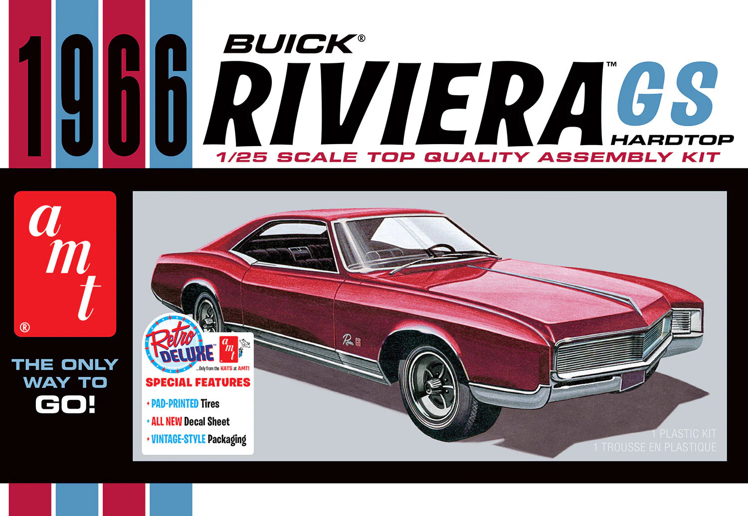1439 '66 BUICK RIVIERA GS HARDTOP-1:25 SCALE