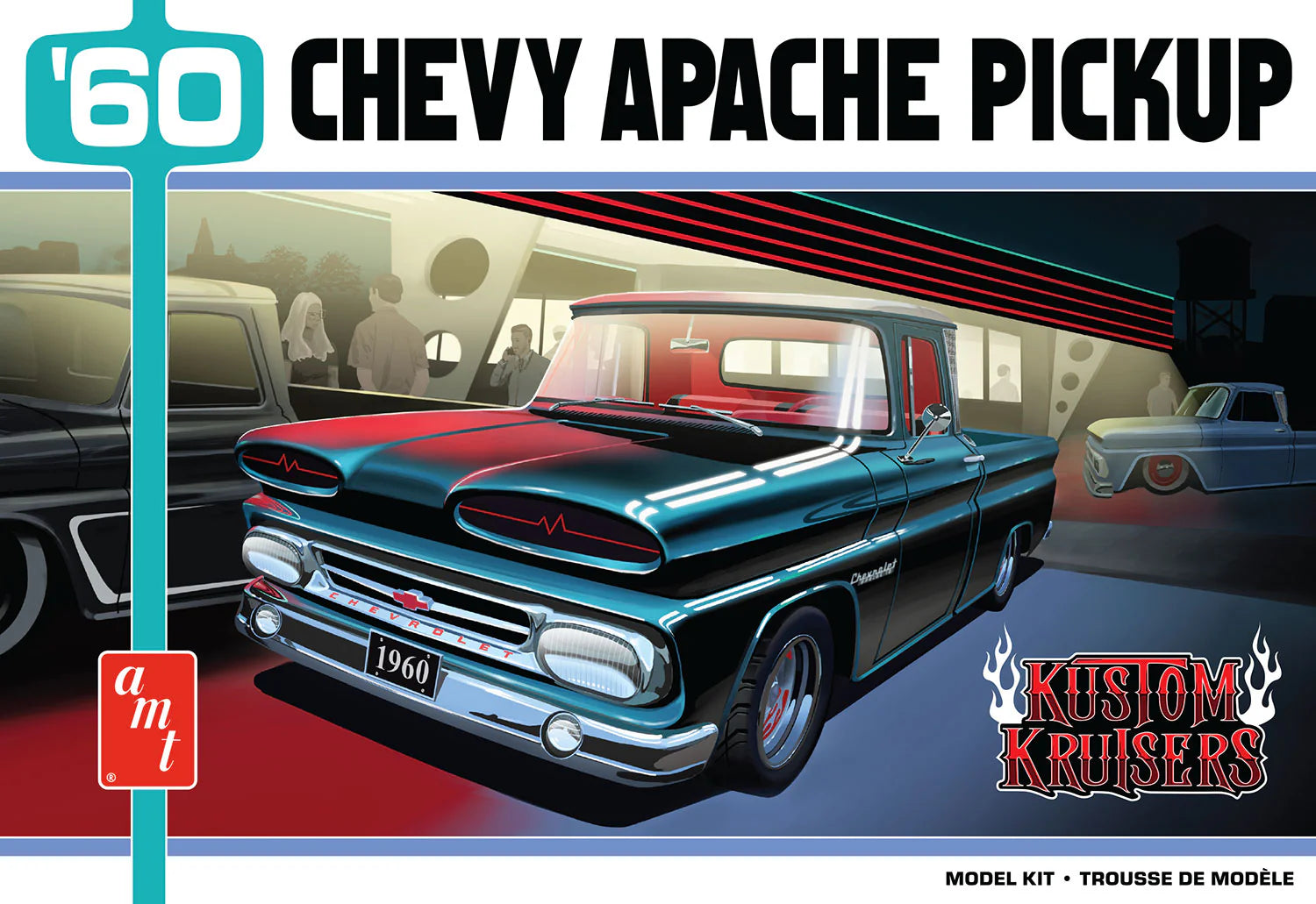 1444 '60 CHEVY APACHE PICKUP TRUCK-1:25 SCALE