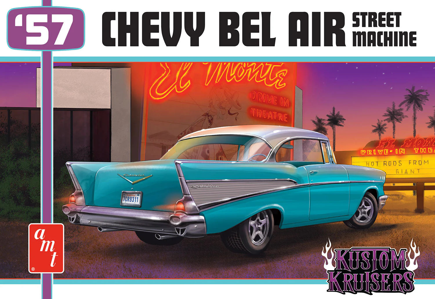 1460 '57 CHEVY BEL AIR STREET MACHINE-1:25 SCALE