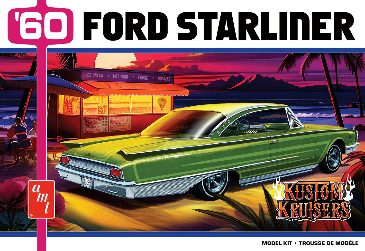 1472 '60 FORD STARLINER CUSTOM-1:25 SCALE
