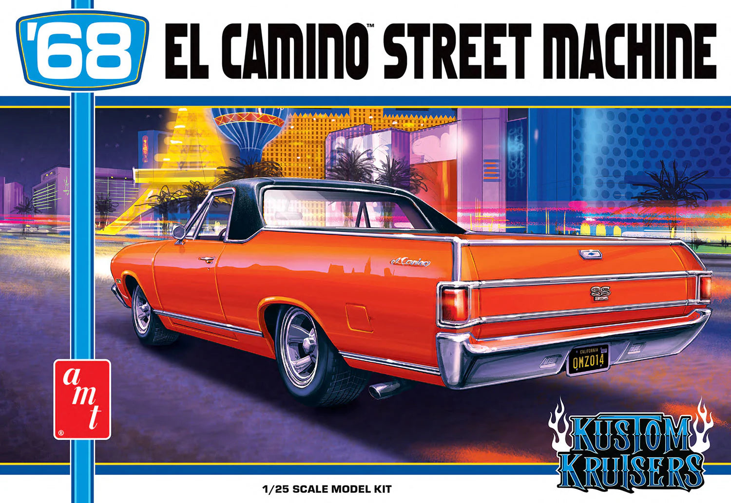1484 '68 CHEVY EL CAMINO STREET MACHINE-1:25 SCALE