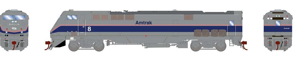 ATH81334 AMTRAK GENESIS #8-HO