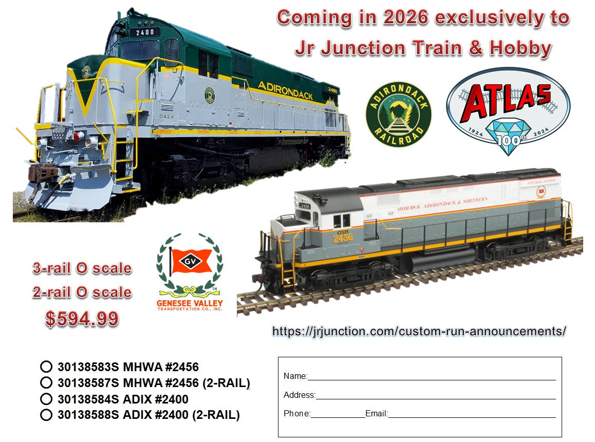 30138584S ADIRONDACK RAILROAD C424 #2400-O