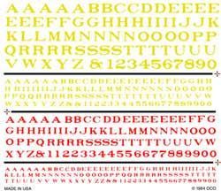 DT504 RAILROAD ROMAN RED/GOLD