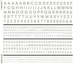 DT507 RAILROAD GOTHIC WHITE