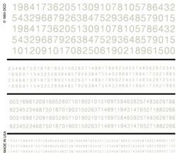 DT512 RAILROAD GOTHIC NUMBERS
