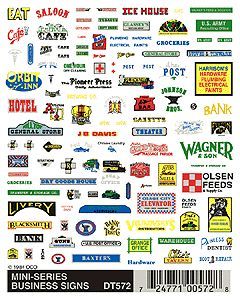 DT572 BUSINESS SIGNS DECALS-N