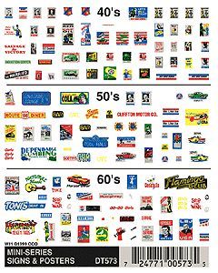 DT573 MINI SIGNS & POSTERS-N
