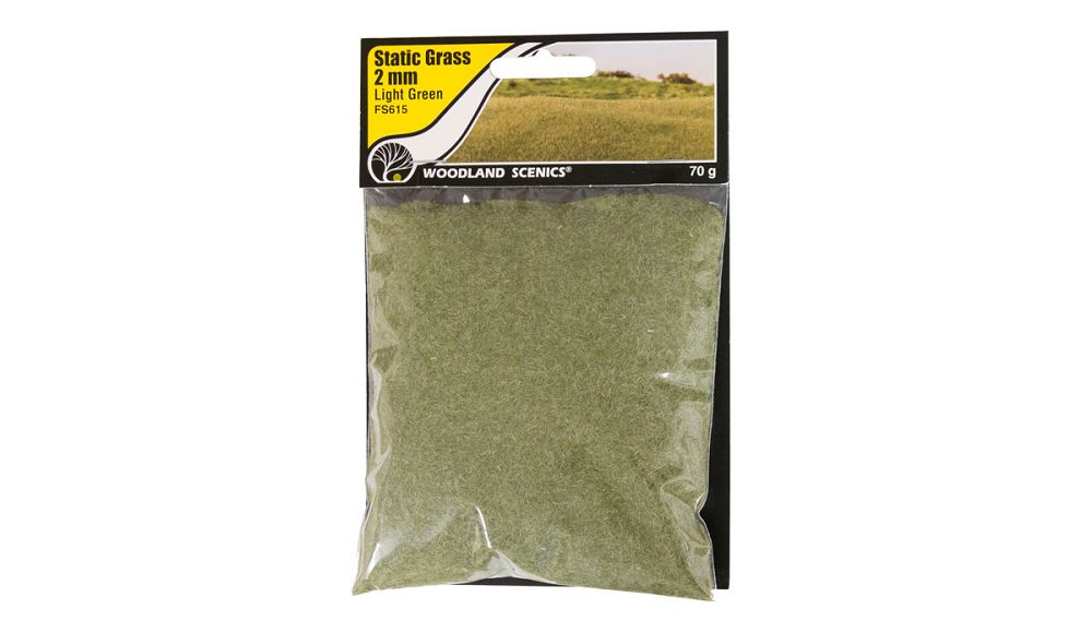 FS615 2MM LIGHT GREEN STATIC GRASS