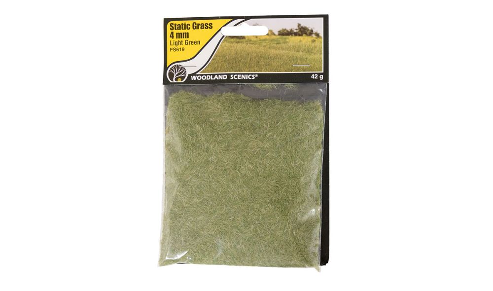 FS619 4MM LIGHT GREEN STATIC GRASS