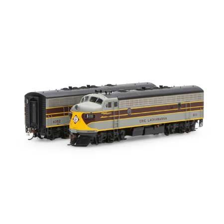G19557 ERIE LACKAWANNA F7 SET-HO