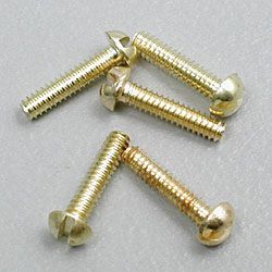 H806 1/4" ROUND HEAD 0-80 SCREWS