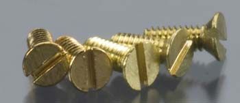 H854 1/4" FLAT HEAD 2-56 SCREWS