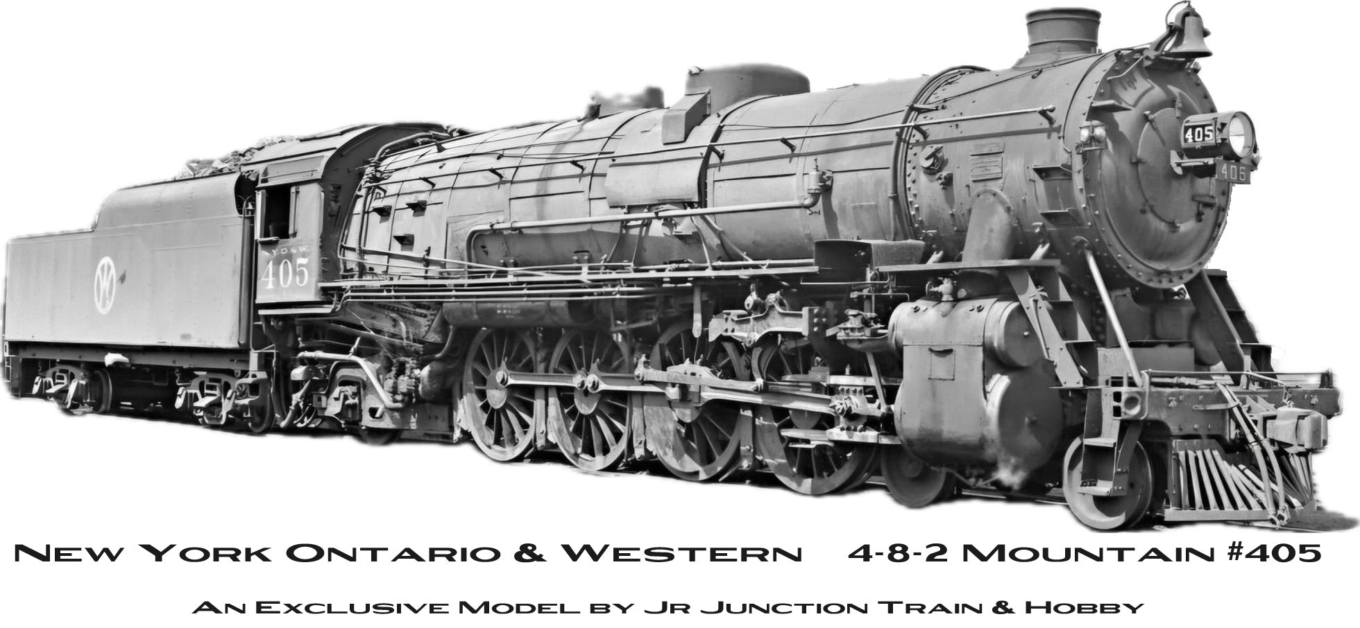 2531710 NEW YORK ONTARIO & WESTERN CLASS Y-a 4-8-2 MOUNTAIN #405-O
