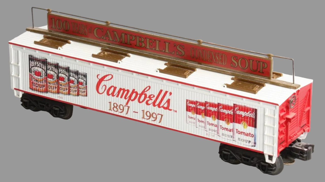 K-675404 CAMPBELL'S SOUP 125TH ANNIVERSARY COMMEMORATIVE CLOSED-SIDED VAT CAR-O