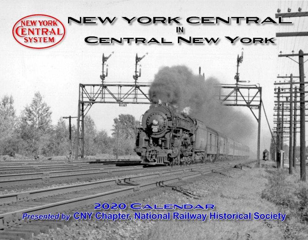 2020 NEW YORK CENTRAL IN CENTRAL NEW YORK CALENDAR