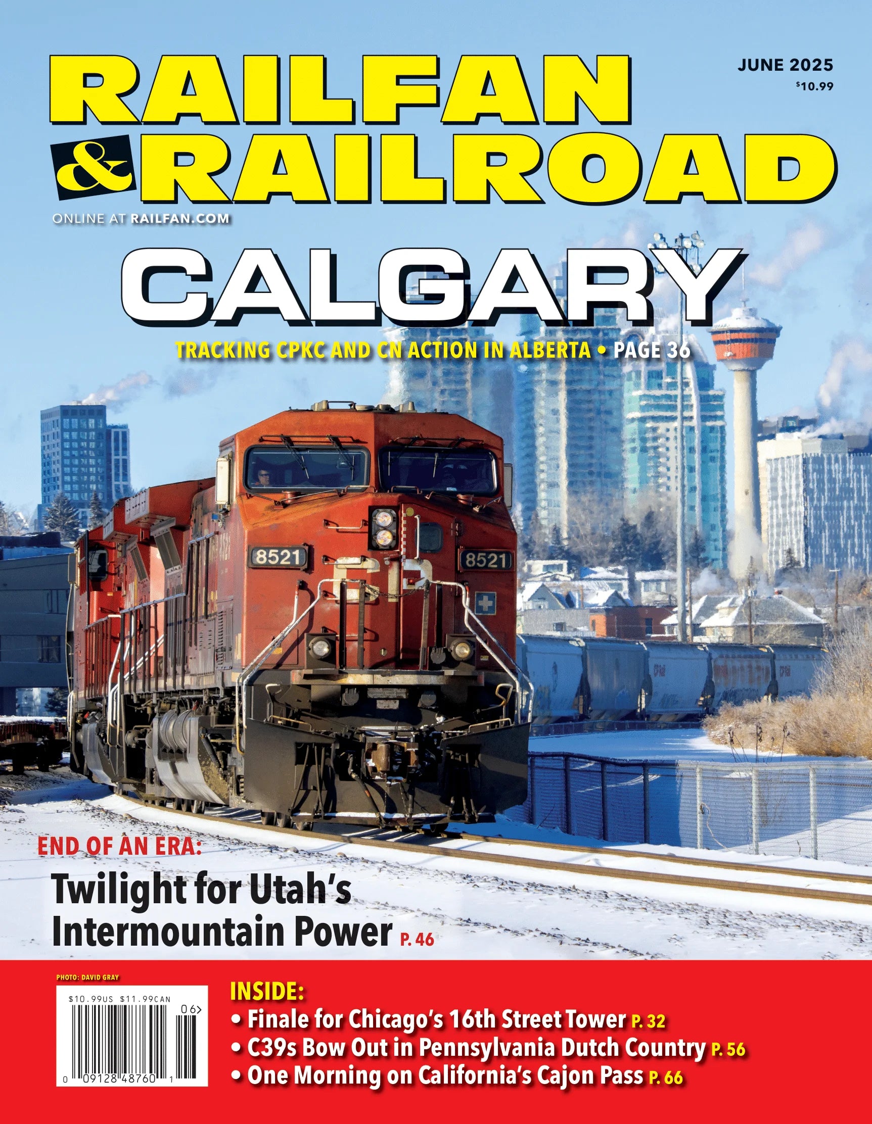 RAILFAN & RAILROAD - MAGAZINE