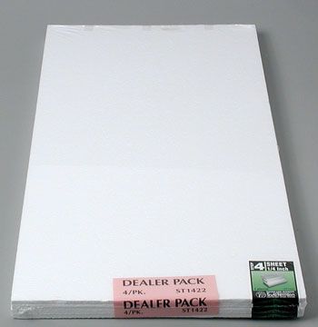 ST1422 1/4" SHEET STYROFOAM