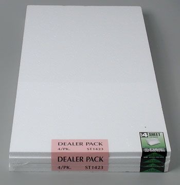 ST1423 1/2" SHEET STYROFOAM